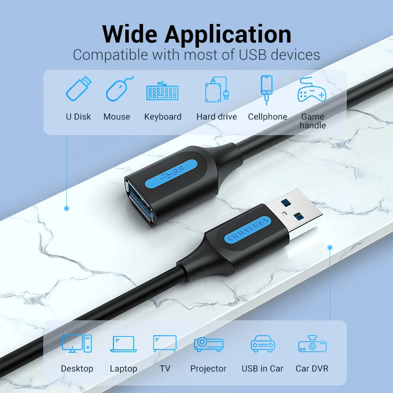 Vention USB Extension Cable
