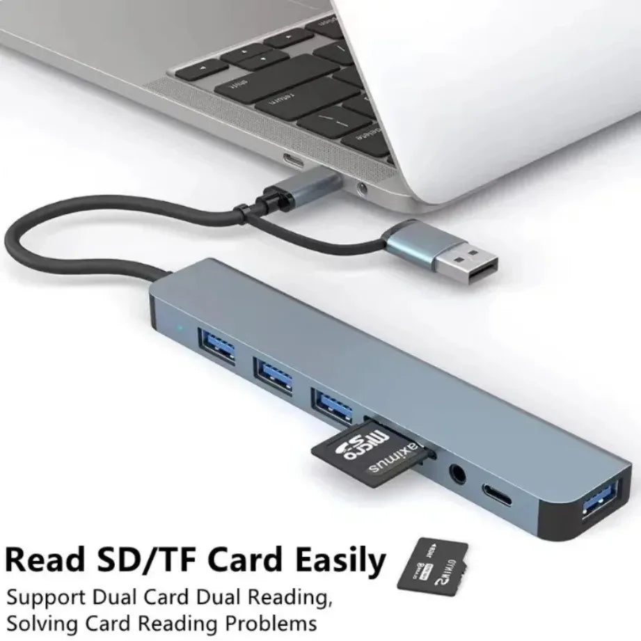 8-in-2 USB-C Hub