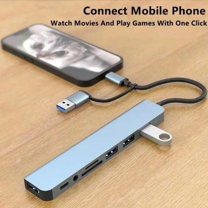 8-in-2 USB-C Hub